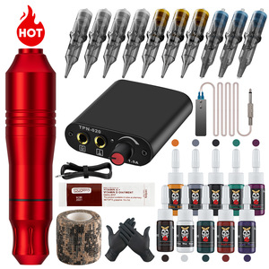 Factory Wholesale Permanent Makeup <b>Tattoo</b> Machine <b>Kit</b> Complete Top Motor <b>Tattoo</b> Pen Set for Salon Use - Product Image 3
