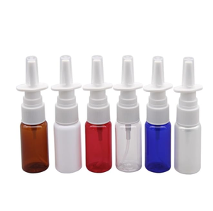 Botella de Spray Nasal de Plástico Vacía de 10 ml, Botella de Spray de Plástico con Tapa de Pulverización Directa - Product Image 1
