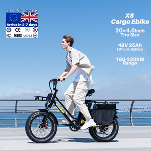 Bicicleta eléctrica plegable EU STCOKS KOOLUX X8 de 20 pulgadas, bicicleta eléctrica de carga para reparto, potencia OEM/ODM, familiar. - Product Image 1