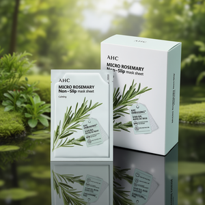 Mascarilla Facial Antideslizante con Micro Romero AHC, 10 Unidades, Cuidado Diario Calmante para la Piel - Product Image 3
