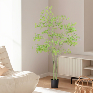 Plante artificielle <span class=keywords><strong>en</strong></span> <span class=keywords><strong>pot</strong></span> <span class=keywords><strong>en</strong></span> plastique, ornement de jardin pour la décoration de bureau, de jardin et de maison, plantes artificielles - Product Image 4