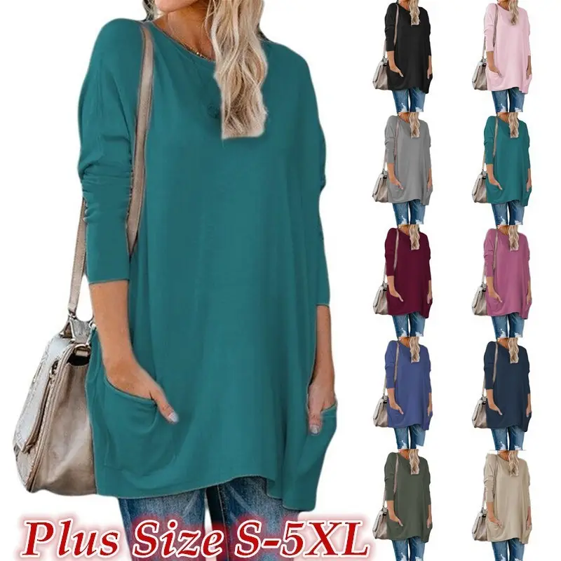 New Arrival Ladies Blouses 5XL Plus Size Tops Solid Color T Shirt Summer Sexy Women Shirt