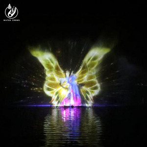 Sistema de Proyección de Cortina de Agua, Fuente Comercial de Acero Inoxidable para Exteriores, Multimedia de Alta Definición, Certificación CE, Fácil Instalación - Product Image 5