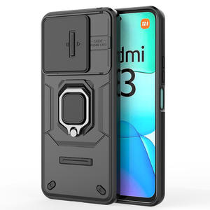 Funda protectora de teléfono personalizada anticaída de lujo con anillo de Metal para Redmi 13 Note 12 Pro Plus S Turbo 4 Pro - Product Image 1