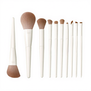 <span class=keywords><strong>Set</strong></span> <span class=keywords><strong>de</strong></span> 10 <span class=keywords><strong>Brochas</strong></span> <span class=keywords><strong>de</strong></span> <span class=keywords><strong>Maquillaje</strong></span> <span class=keywords><strong>de</strong></span> Fibra Sintética <span class=keywords><strong>para</strong></span> Sombra <span class=keywords><strong>de</strong></span> Ojos, Polvo Suelto, Rubor, Contorno y Difuminado - <span class=keywords><strong>Set</strong></span> Completo <span class=keywords><strong>para</strong></span> Principiantes - Product Image 4