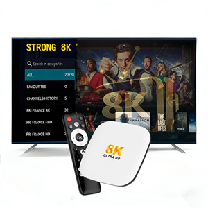 Boîtier multimédia de <span class=keywords><strong>streaming</strong></span> avancé 8K Android 14 Quad-Core Rockchip RK3528 de haute qualité avec WiFi 802.11n 2.4G/5GHz 10/100Mbps - Product Image 1