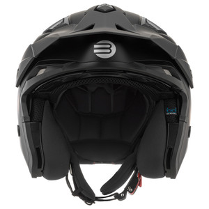 Casque jet Befast OPTIMUS CE avec protège-menton amovible Noir XS - Product Image 6