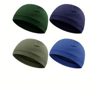 Gorro Deportivo para Correr y Montar a Caballo, de Secado Rápido, con Forro Absorbente de Sudor, Protección Solar, Transpirable, Gorro Baotou, Gorro Cálido para Dormir - Product Image 1
