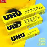 Germany Faber UHU 60ml 35ml Liquid Glue Transparent Strong Model Universal Manual Glue Soft and Versatile