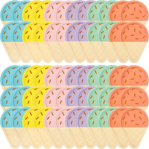 Niedliche Einweg-Kuchenteller für Kinder Eiscreme-Themen-Party-Geschirr für Abschlussfeier Ostern Valentinstag Sommer-Feier - Product Image 4