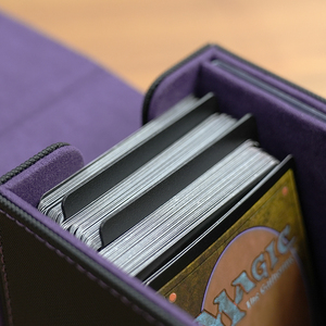 Boîte de rangement pour cartes à collectionner en cuir PU magnétique personnalisée en usine avec fenêtre visible - Product Image 5