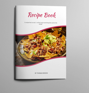 Libro di Ricette Personalizzabile a Colori con Rilegatura Perfetta su Carta Patinata, Basso MOQ, per Scrivere le Tue Ricette - Product Image 1