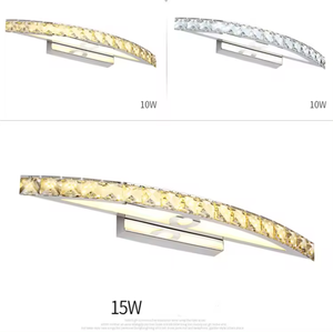 Gran oferta decorativa creativa interior led baño espejo de cristal nórdico pared accesorio de iluminación vanidad lámpara LED - Product Image 4