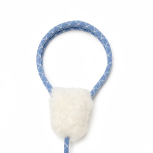 สายจูงสุนัขตกแต่งขนนุ่ม เชือกไนลอนสีน้ำเงิน - Product Image 3