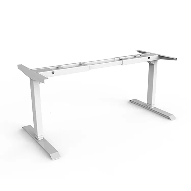 Fabrika doğrudan tedarik 2 bacak yüksekliği ayarlanabilir yükseklik için oturup standı masası çalışma masa elektrikli masa