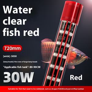 Superheldere Waterdichte Led Dragon Fish Tank Lamp Gouden Dragon Design Duiken Roodheid Verlichting Speciale Felrode Vis Helder - Product Image 6