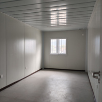 Kit de maison de bureau préfabriquée en acier Boxspace - Design industriel, démontable, emballage plat