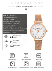 심천 시계 중국 제조업체 방수 스테인리스 스틸 론다 <span class=keywords><strong>763</strong></span> 무브먼트 앤티크 패션 매력 디자인 32mm 다이얼 직경 - Product Image 2