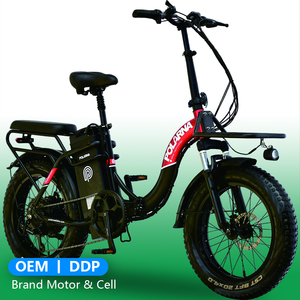 Bicicleta Eléctrica Plegable <span class=keywords><strong>GOSEN</strong></span> de 48V 750W, Llanta Gruesa de 20 Pulgadas, Batería Samsung de 30Ah, Largo Alcance, para Adultos - Product Image 1