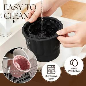 โรงงานมู่ยู่หลินสามารถปรับแต่งแม่พิมพ์รูปทรงราสเบอร์รี่ได้ แม่พิมพ์เค้กมูสซิลิโคนแบบไม่ติดกระทะ ปลอดสาร BPA ได้มาตรฐาน LFGB - Product Image 4
