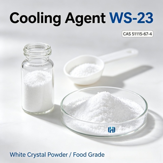 Cooling Agent WS-23 CAS 51115-67-4 N,2,3-Trimethyl-2-isopropylbutamide 99% Food Cosmetic Grade