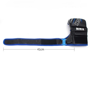 Yetişkin Sanda Muay Thai mücadele eğitimi özel Logo MMA yarım parmak boks eldiveni - Product Image 6