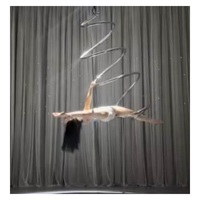 Appareil d'acrobatie aérienne en spirale pour studios de danse, équipes de spectacle et lieux événementiels