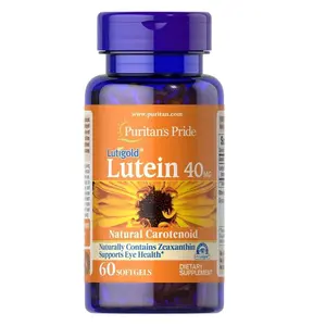 Suplementos vitamínicos para cuidados com os olhos Gotobeauty Puritan Pride Luteína Lutigold 40 mg com Zeaxantina 60 Softgels antioxidante