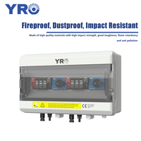 Boîte de combinaison solaire photovoltaïque DC YRPVB-2/2 1000V 2 chaînes avec serrure à combinaison, équipement électrique, boîte de sécurité, extension, Caja De Combiner