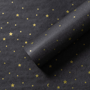 20 Fogli di Carta Velina con Motivi di Luna e Stelle, Forniture per Fioristi, Involucri per Confezionare Bouquet di Fiori - Product Image 6