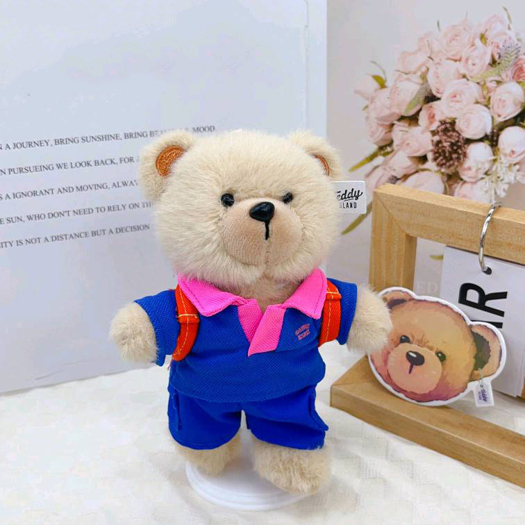 9 Pcs Small Plush Teddy Bears Bulk, 10 Inch Stuffed Animals Toys Bear