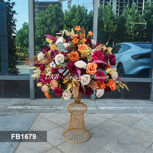 DKB Artificial Flowers Decor Luxury Silk Rose Flower Balls Wedding Centerpieces Table Decorations Artificial Silk Flowers - Product Image 3