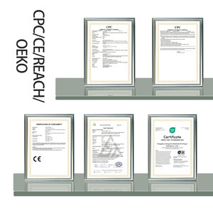 YOEHYAUL X4926 CE CPC Set Estivo per Bambine in Cotone <span class=keywords><strong>Verde</strong></span> Floreale, Abito con Maniche Corte e Pantaloni, Completo Due Pezzi - Product Image 3