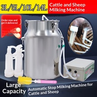 Máquina de Ordeño Pulsante para Vacas y Ovejas 3L5L 10L14L LIANHENONGMU Modelo 100233 para Uso Agrícola
