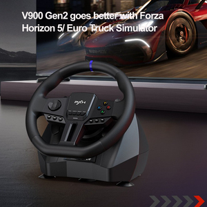 Volante <span class=keywords><strong>de</strong></span> <span class=keywords><strong>Carreras</strong></span> Profesional PXN-V900 GEN2 con <span class=keywords><strong>Simulador</strong></span> <span class=keywords><strong>de</strong></span> Conducción <span class=keywords><strong>de</strong></span> 900 Grados para Juegos <span class=keywords><strong>de</strong></span> PS4, <span class=keywords><strong>XBOX</strong></span> <span class=keywords><strong>SERIES</strong></span>, SWITCH y PC - Product Image 4