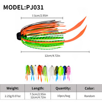 10 pièces/lot jupes en Silicone leurre élastique trou parapluie jupes accessoires de pêche Buzzbaits Spinner Buzz appât