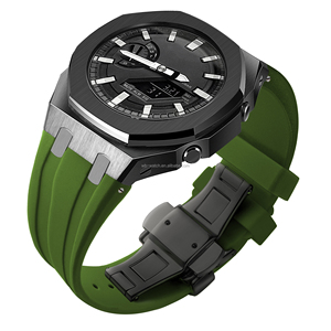 Kit de modification pour montre Oak <span class=keywords><strong>Ga</strong></span> <span class=keywords><strong>2100</strong></span>, bracelet en acier inoxydable, bracelet en silicone et boîtier pour OAK <span class=keywords><strong>G</strong></span> <span class=keywords><strong>Shock</strong></span> Ga2100 - Product Image 4