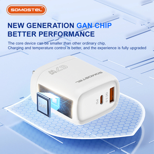 Chargeur rapide double port 67W GAN OEM US/UE, compatible PD QC3.0, pour téléphones Android - Product Image 6