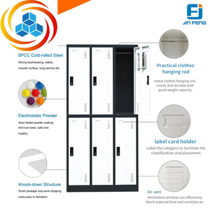 Armario Metálico Moderno Extensible con Sistema Inteligente, 4 Puertas, Guardarropa, Casillero de Autoservicio para Ropa y Paquetes - Product Image 2