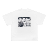 Camiseta Deportiva de Manga Corta, Oversize, Bordada, 100% Algodón Orgánico