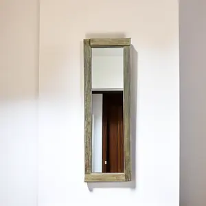 Miroir sur pied personnalisé Morden pleine longueur Miroir pour habillage et maquillage Cadre en bois décoratif pour le salon Miroir décoratif pour la maison