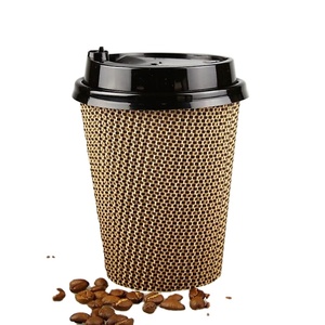 Gelato da parete per bicchieri di carta a doppia ondulazione ondulata - Product Image 1