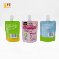Pochette souple personnalisée en plastique avec bec verseur pour emballage de shampoing liquide, design recyclable