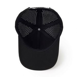Casquette de baseball personnalisée avec logo d'usine OEM, haute qualité, design 5 panneaux, perforations découpées au laser, motif léopard, pour l'extérieur - Product Image 4