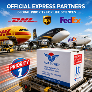 DHL UPS FedEx Agent Express China nach GB DE FR IT ES US DDU Notfall-Zollabwicklung für Medizinische Proben - Product Image 1