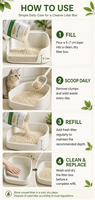 Technologie de verrouillage, litière pour chat en tofu, antibactérienne, contrôle des odeurs, sans poussière, sans danger pour la santé respiratoire des chats, approvisionnement en vrac