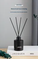 Diffuseur d'huiles essentielles écologiques sans alcool de forme irrégulière et longue durée pour hôtel et usage domestique, en verre artisanal