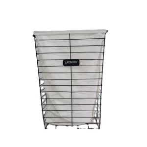 Wire Basket High Quality Powder Coat Finishing Multipurpose Laundry Basket for Household & Outdoor Use