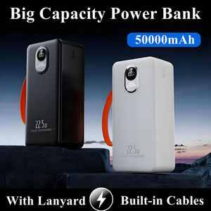 Gran oferta, Banco de energía de carga rápida portátil de 50000mAh con interfaz de entrada de Cable tipo C para teléfonos móviles y teléfonos móviles - Product Image 3