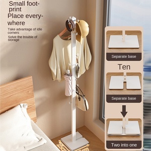 Fenêtre transparente salon suspendu sac de vêtement couverture de costume en plastique avec support de manteau en métal <span class=keywords><strong>pour</strong></span> le stockage de vêtements et de chapeaux - Product Image 2